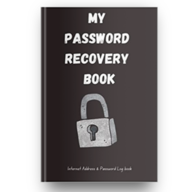 My Password Recovery Book: Internet Address and Password Log book