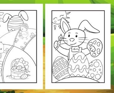 Easter coloring book for kids