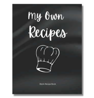 blank recipe book