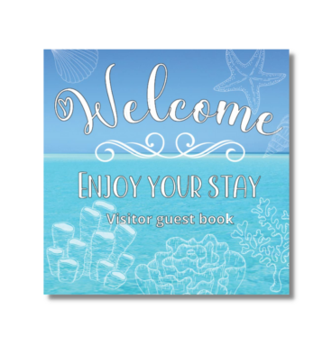 Visitors Guest book Welcome Enjoy your stay: Log book for Vacation Rentals, Airbnb, hotels, Bed and Breakfast, beach house and more